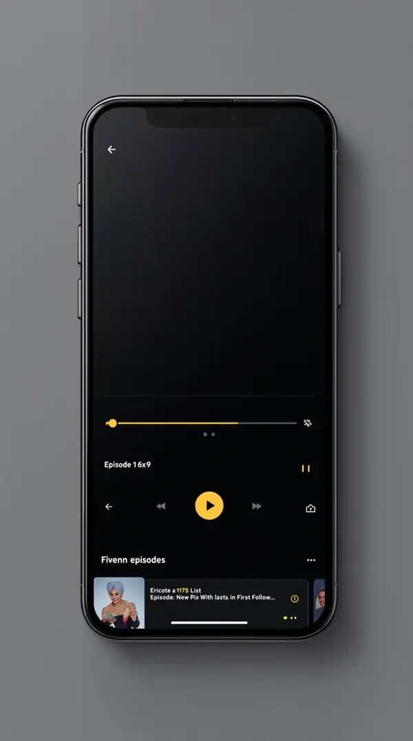 黄果短剧 APP 播放界面预览